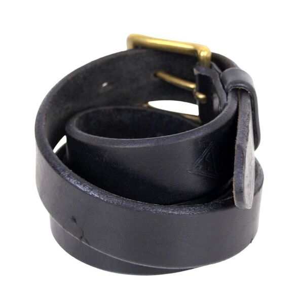 Eddie Bauer BLACK GENUINE LEATHER 1.25"Wd CASUAL DRESS MEN'S BELT Sz 38 (28D - Picture 5 of 15